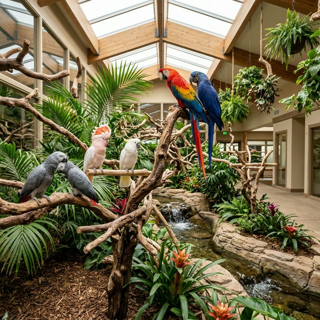 PickIN Parrots Aviary Interior